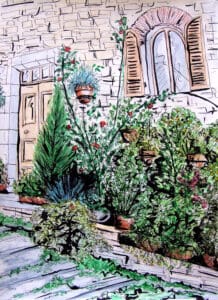 Maison fleurie